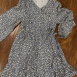 Jessica Simpson Kids Dress - Navy and Cream